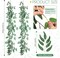 5 Pack 6FT Artificial Greenery Garland Faux Willow Leaf Vines – Silk Hanging Plants Green Garlands for Room, Wedding, Bedroom, Wall, Table & Home Décor